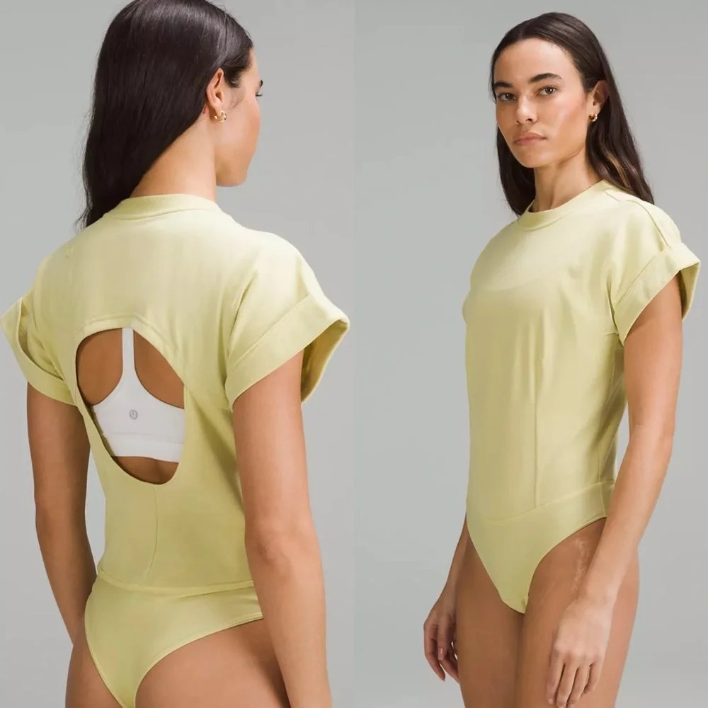 🩷FIRM PRICE🩷 Lululemon Heavy Weight T shirt Bodysuit